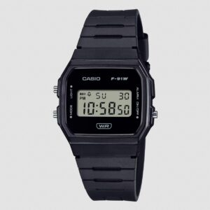 Casio Sportos Unisex karóra F-91WB-1AEF